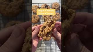 Vegan Oatmeal Raisin Cookies [upl. by Leaw]