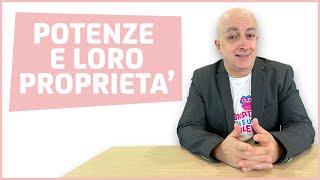 POTENZA DI UN NUMERO DEFINIZIONI OPERAZIONI E PROPRIETA VIDEOLEZIONE [upl. by Angelika640]