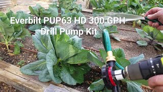 Everbilt PUP63 HD 300 GPH Drill Pump Kit [upl. by Girardo]