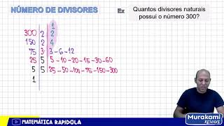 Como encontrar o número de divisores de um número 02 [upl. by Pinkerton522]