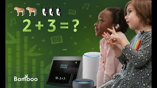 Bamboo Math Alexa Skill for Kids  Demo Video [upl. by Dnumsed257]