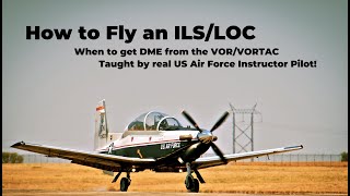 How to read ILSLOC Approach Plate When to get DME from VORVORTAC  DBNR Ep 2 [upl. by Aitnauq]