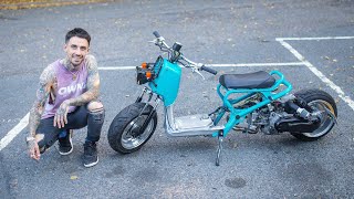 Modified Honda Ruckus Scooter Build [upl. by Malissia960]