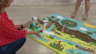 SpinTales Interactive Jungle Play Area Rug w Bonus Towel on QVC [upl. by Barimah]