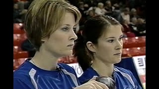 2005 Canadian Olympic Trials  Kleibrink vs Lawton [upl. by Nillek421]