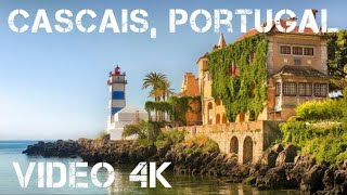 Cascais walking tour the best city in Portugal  Video 4k  2022 [upl. by Garzon]