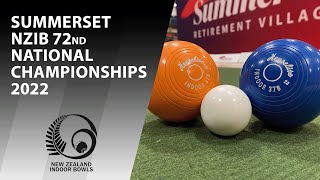 Quarter Final  Open Triples  Summerset NZIB Championships [upl. by Lose]