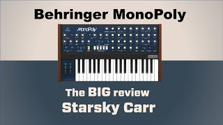 BEHRINGER MonoPoly unboxing initial review and first impressions [upl. by Fineman]