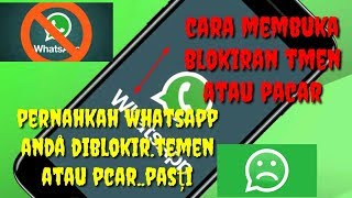 Cara membuka blokiran di whatsapp [upl. by Ddej]