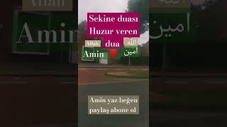 Sekine duası Huzur veren dua sıkıntı bereket dua [upl. by Analra]