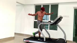 Uptown Funk by Bruno Mars Dance on Treadmill [upl. by Riesman]