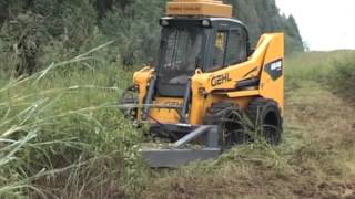 Gehl skid and track loaders in forestry applications [upl. by Rfinnej]