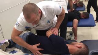 T12L1 lumbar manipulation  osteopathic manipulation training [upl. by Ashmead]