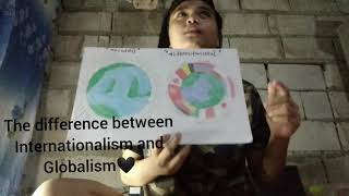 Difference between internationalism and Globalism [upl. by Joli143]