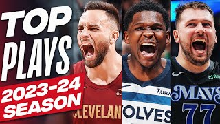 The TOP PLAYS of the 202324 NBA Season [upl. by Esaj]