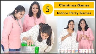 5 Christmas Party Games  5 New Year games for Party  Indoor games for friends and family 2023 [upl. by Eiramanel]