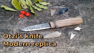 Otzi the Iceman Knife  Modern replica [upl. by Arrac]