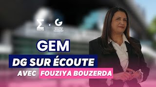 Fouziya Bouzerda Grenoble Ecole de Management  DG sur Écoute [upl. by Althea]