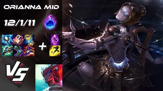 MID Orianna vs Yone  EU Grandmaster Patch 1420 [upl. by Asilem]