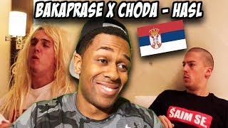 AMERICAN REACTS TO SERBIAN RAP  BAKAPRASE X CHODA  HASL OFFICIAL VIDEO [upl. by Nowell611]