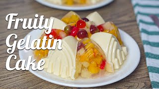 FRUITY GELATINE CAKE  FULL VIDEO [upl. by Gnil]