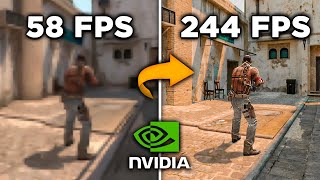 Como AUMENTAR FPS sem PERDER qualidade no CSGO nova ferramenta NVIDIA Image Scale [upl. by Araiek]