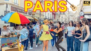 Paris France 🇫🇷 Fête de la musique 2024 Paris Walk 4K [upl. by Lleinad]