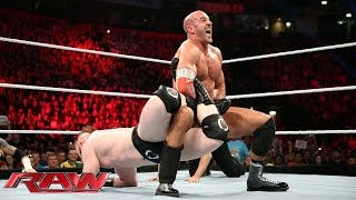 Cesaro vs Sheamus  WWE World Heavyweight Championship Tournament Match Raw November 9 2015 [upl. by Asirralc]