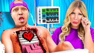 Unspeakable Needs HEART SURGERY in Minecraft [upl. by Ronica]