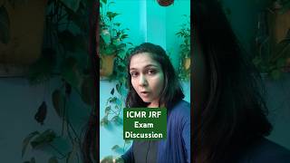 ICMR JRF Exam Discussion 2024 icmr icmrjrf phdentranceexam jrf exam phdentrance lifesciences [upl. by Quinby997]