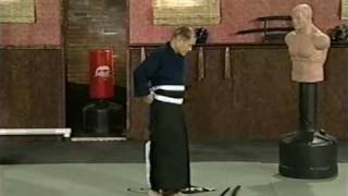 Introduction to Iaido part 2 Wearing the Hakama [upl. by Kati]