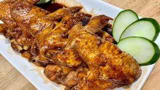 Grandmas simple amp easiest way with soy sauce chicken wings [upl. by Damalis]