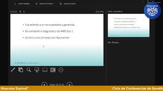 Ciclo de Conferencias de Genética Aplicada quotAtrofia Muscular Espinalquot [upl. by Verner871]