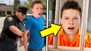 Ashton Myler GOT ARRESTED Ninja Kidz TV [upl. by Antoine]