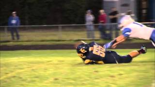 High School Football  Bowsher  Edon Vs Toledo Christian 10102015 [upl. by Radnaskela199]