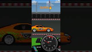 Pixel car racer  SUPRA 🔥 [upl. by Shandeigh]