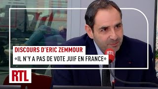 Discours dEric Zemmour  quotIl ny a pas de vote juif en Francequot [upl. by Fessuoy]