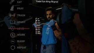 Train Eat sleep Repeat 💪🏻🏋️‍♂️ motivation disciplinejourney fitnessgoals inspiration [upl. by Rickie776]