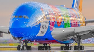 20 HEAVY Aircraft TAKEOFFS from UP CLOSE  A380 B747 A350  Melbourne Airport Plane Spotting [upl. by Elvia721]