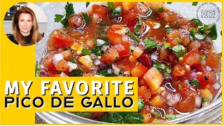 HOMEMADE PICO DE GALLO RECIPE  Fresh and ready in a few minutes [upl. by Felicity]