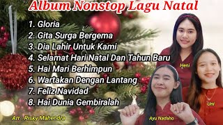 Top 8 Lagu Natal  Album Natal Populer  Dj Remix Slow  Risky Mahendra [upl. by Nonregla]