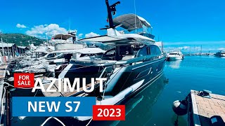 V Marine  Azimut Yachts  the new S7  Unveiling [upl. by Ainnet805]