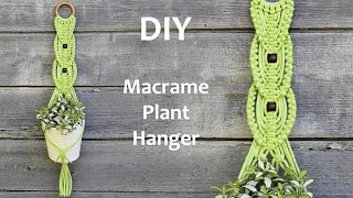 Macrame Plant Hanger New Design  DIY Macrame Plant Hanger Tutorial  Макраме Кашпо для Цветов [upl. by Lleznol]