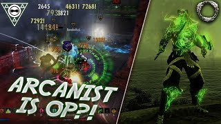 OVERPOWERED Arcanist PvP Build Gameplay ☄️ 27k METEOR 💥☄️  ESO Necrom [upl. by Ydnal695]