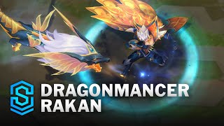 Dragonmancer Rakan Skin Spotlight  PreRelease  PBE Preview  League of Legends [upl. by Millham479]