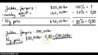 Prosent og vekstfaktor [upl. by Alema]