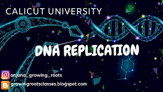 DNA REPLICATION Malayalam Explanation Video  Calicut University Bsc Botany  Zoology [upl. by Surovy]