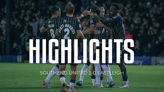 Highlights Southend United 20 Eastleigh [upl. by Nawram]