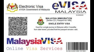 Malaysia EVisa Apply Online 100 Approved [upl. by Anaiv556]