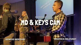 KEYS amp MD CAM  Geness Worship  Biserica Relevant  29092024 [upl. by Red115]